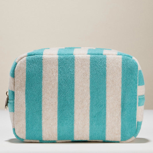 Turquoise Terry Pouch
