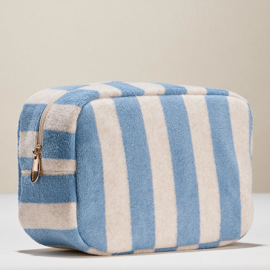Light Blue Terry Pouch