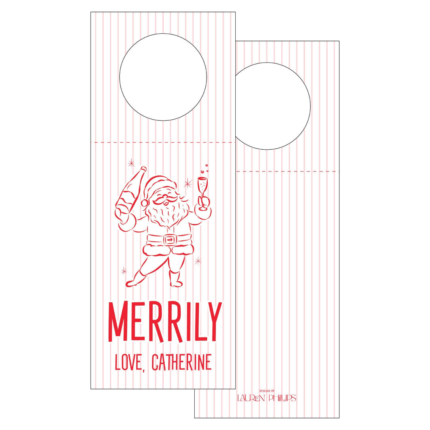 Champagne Santa