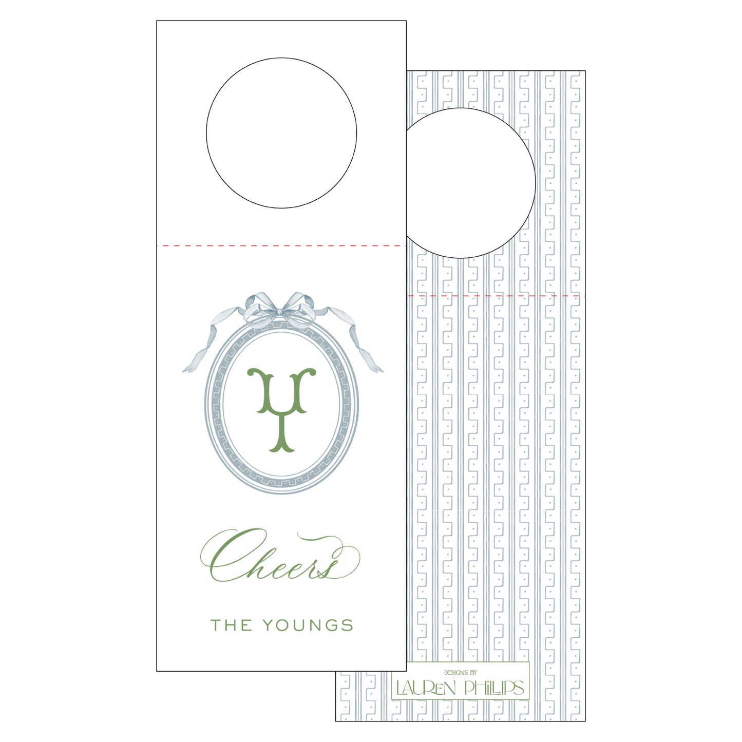 Cheers Greek Bow Frame