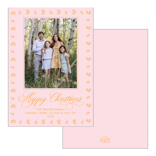 Happy Christmas Berry Frame