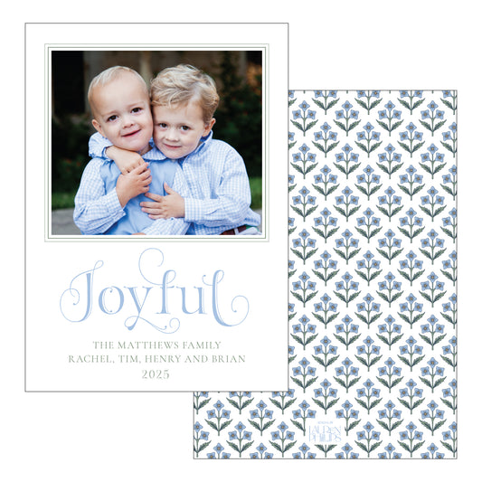Joyful Block Print