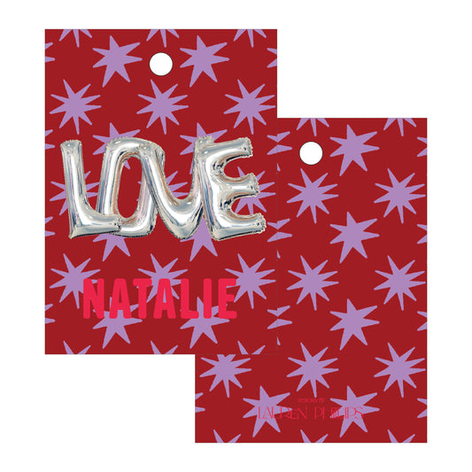 Love Balloon Letters