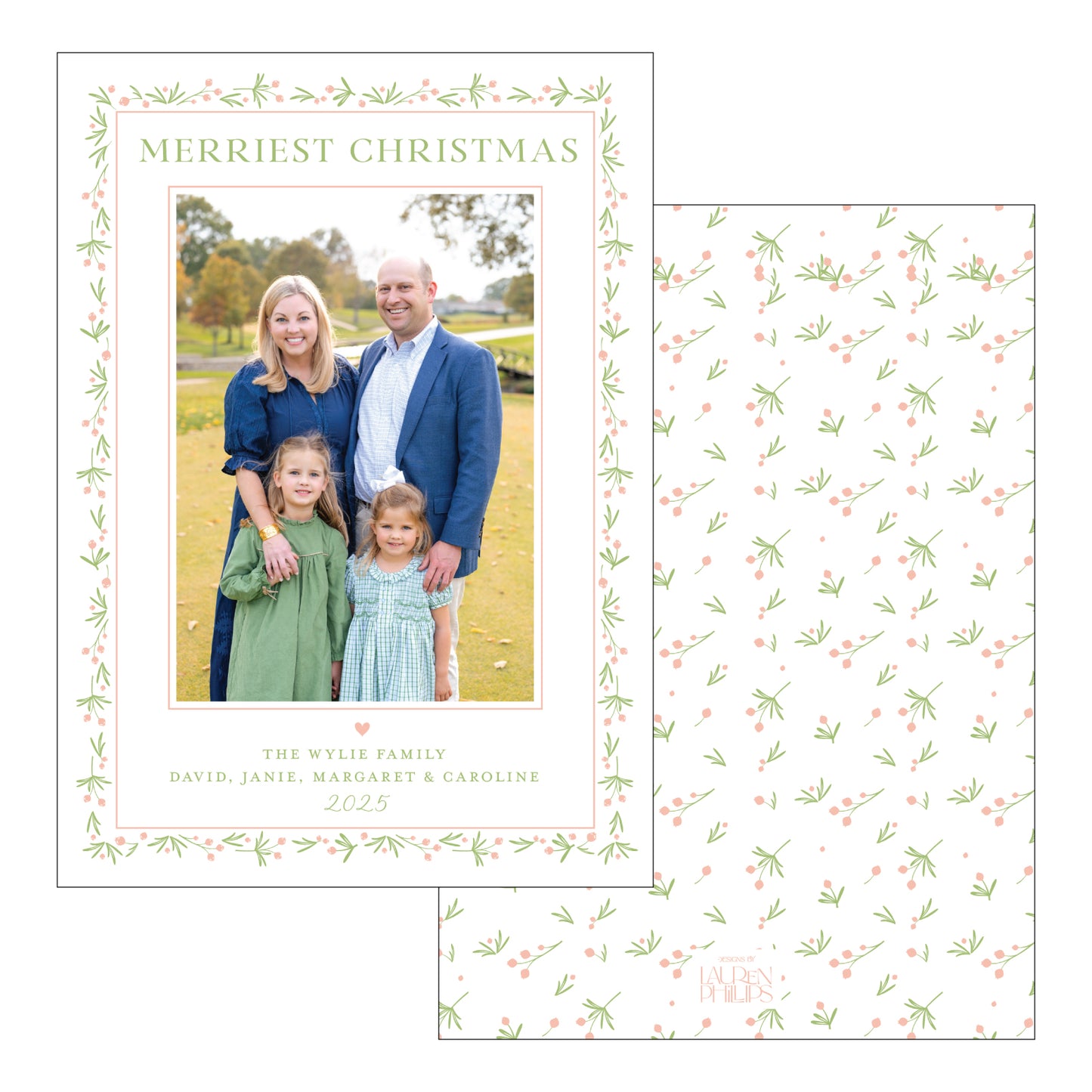 Merriest Christmas Berry Frame