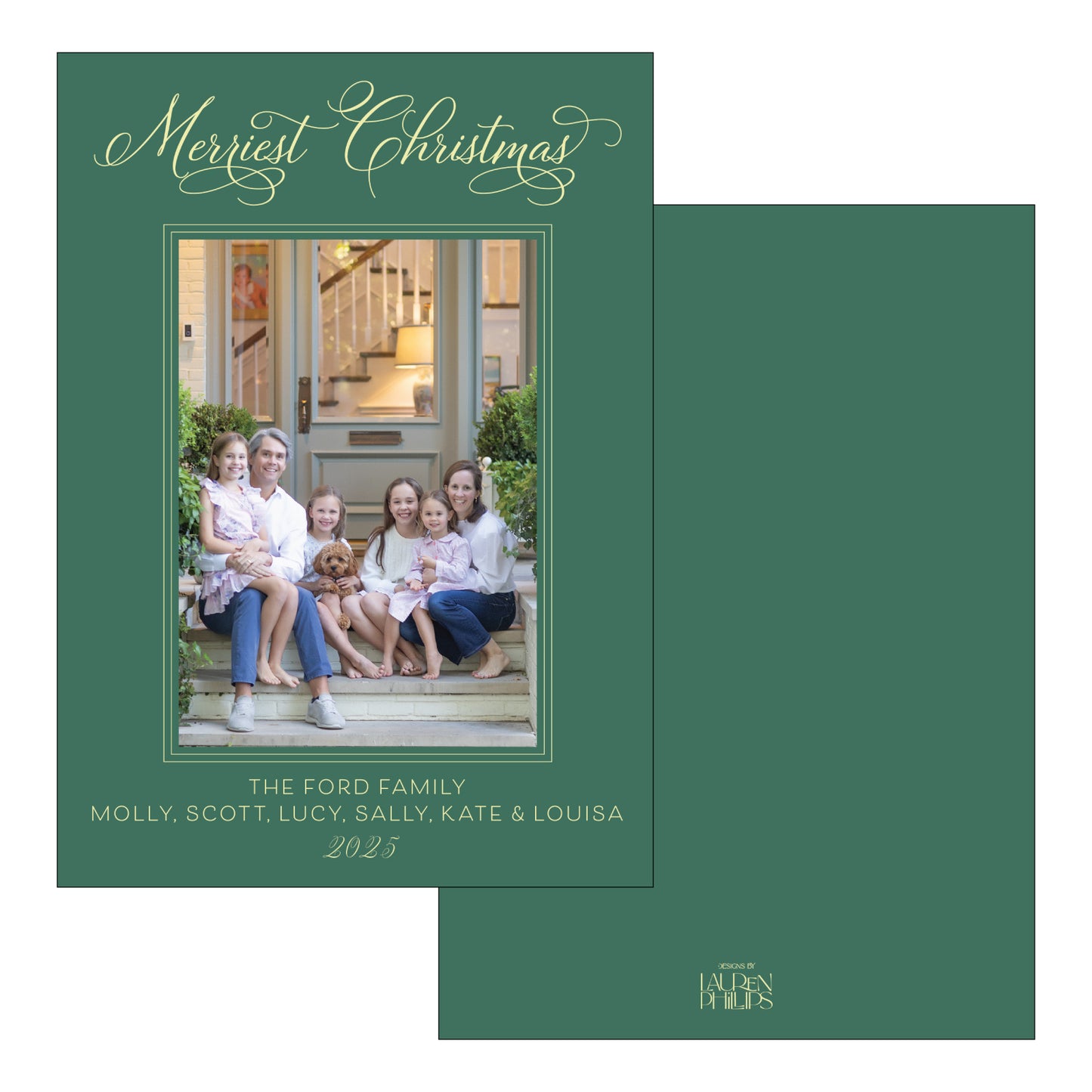 Merriest Christmas Double Border
