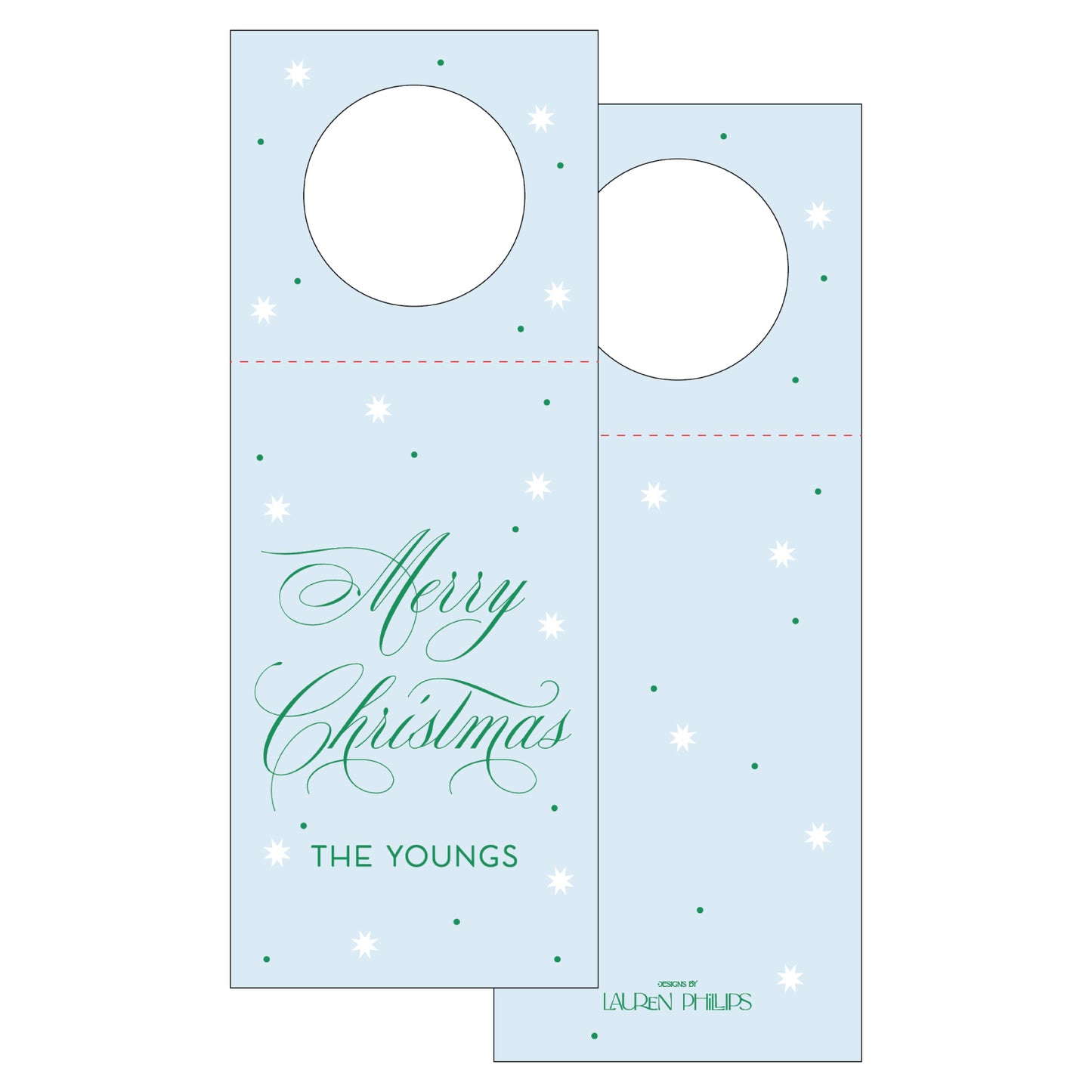 Merry Christmas Wine Stars
