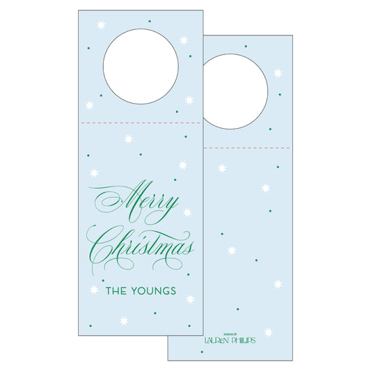 Merry Christmas Wine Stars