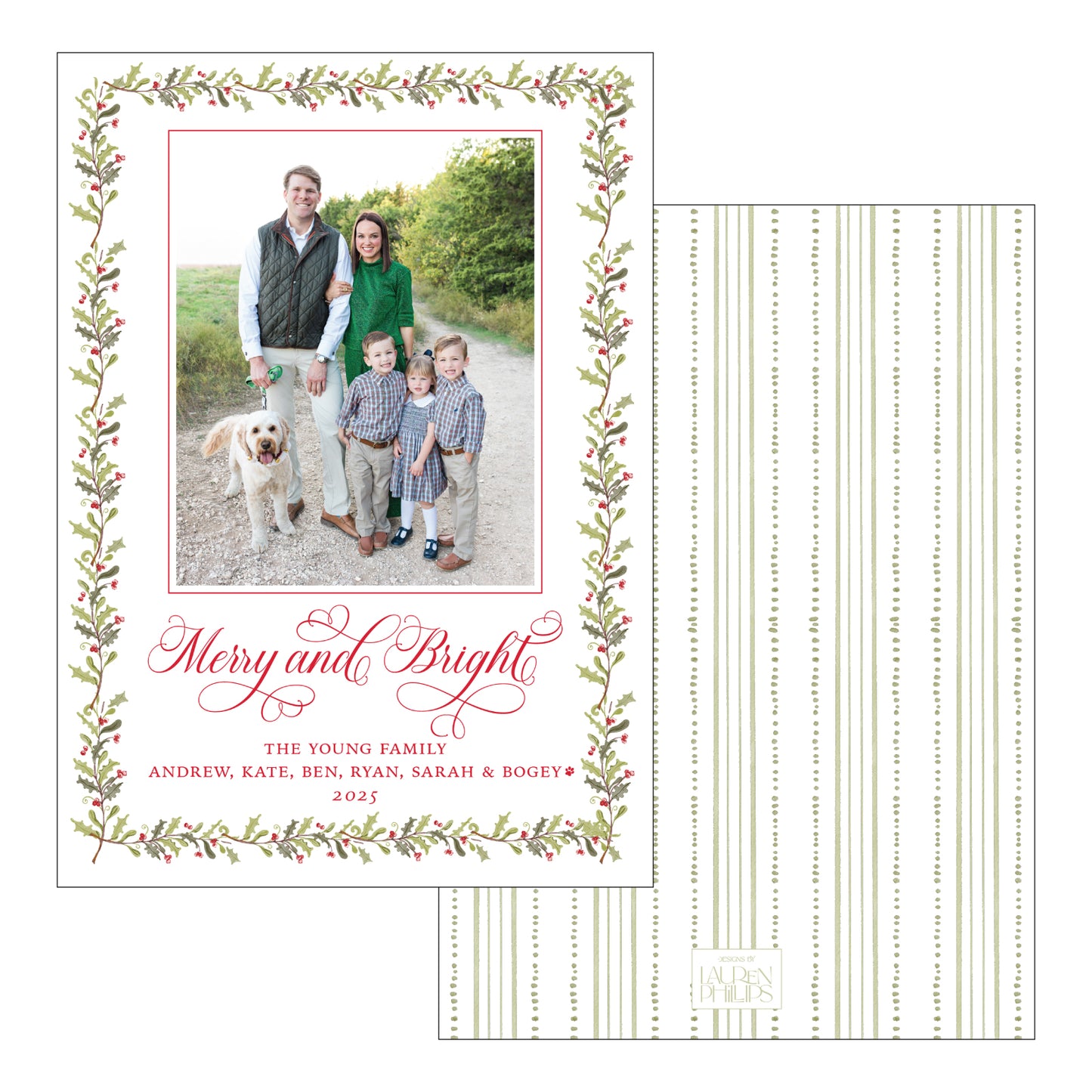 Merry and Bright Garland Frame