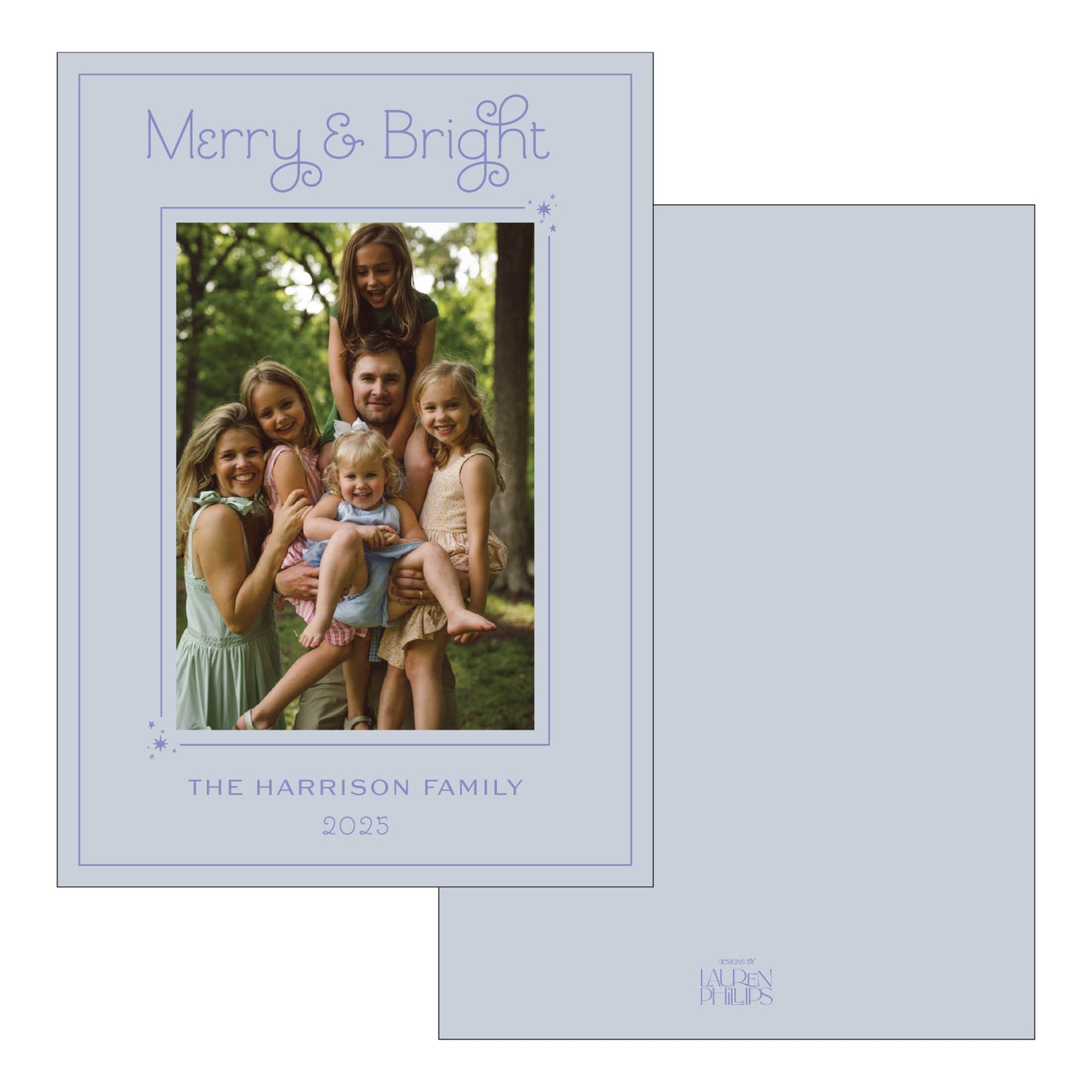Merry and Bright Star Frame