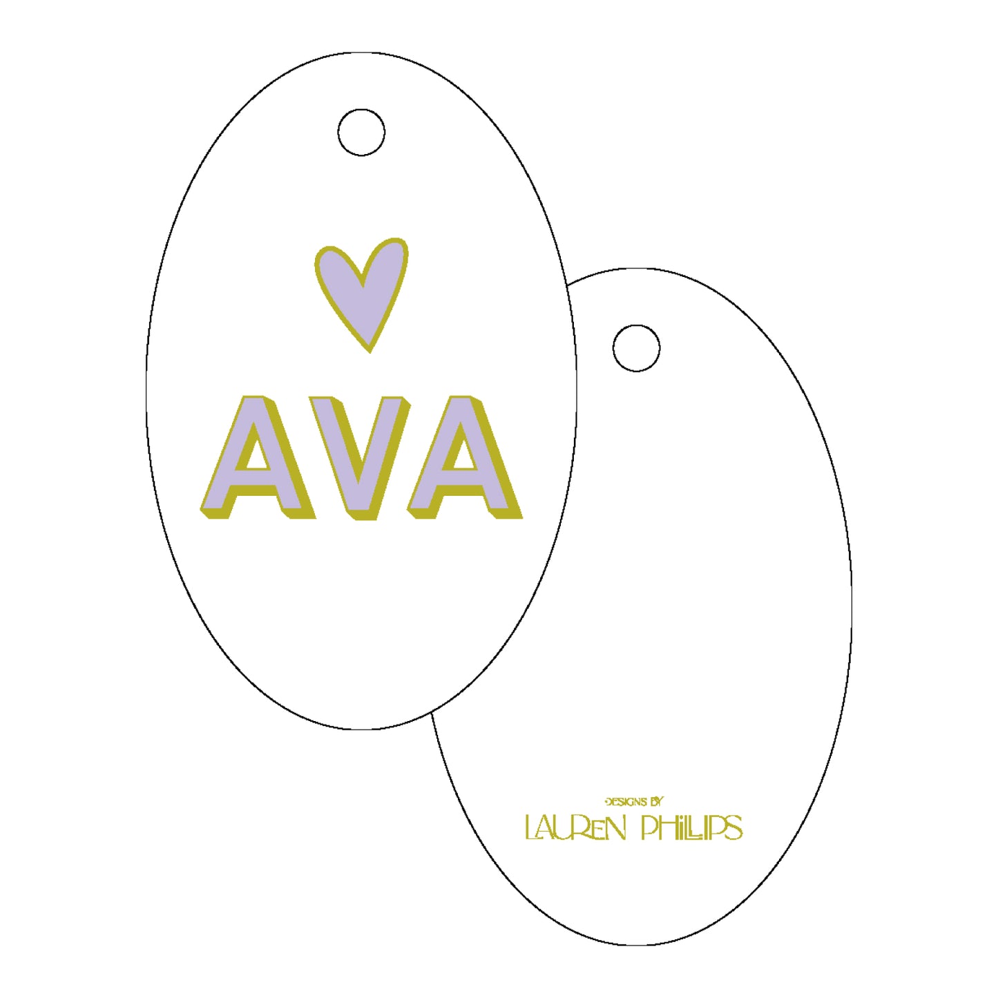 Oval Heart