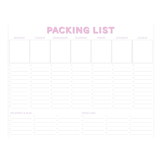 Packing List Stripe