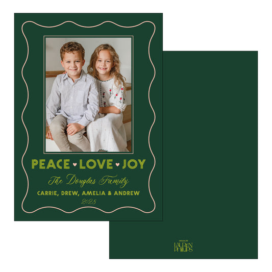 Peace Love Joy Wavy
