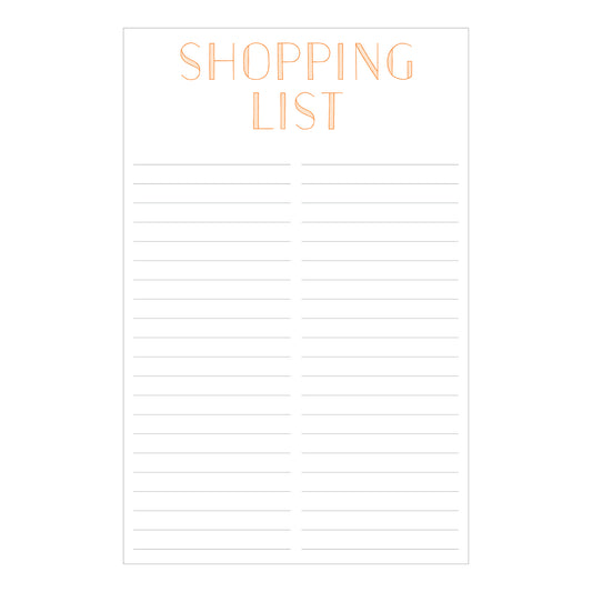 Shopping List