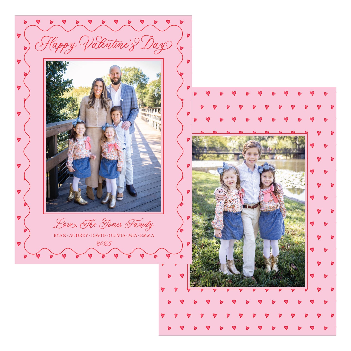Valentine's Wavy Frame