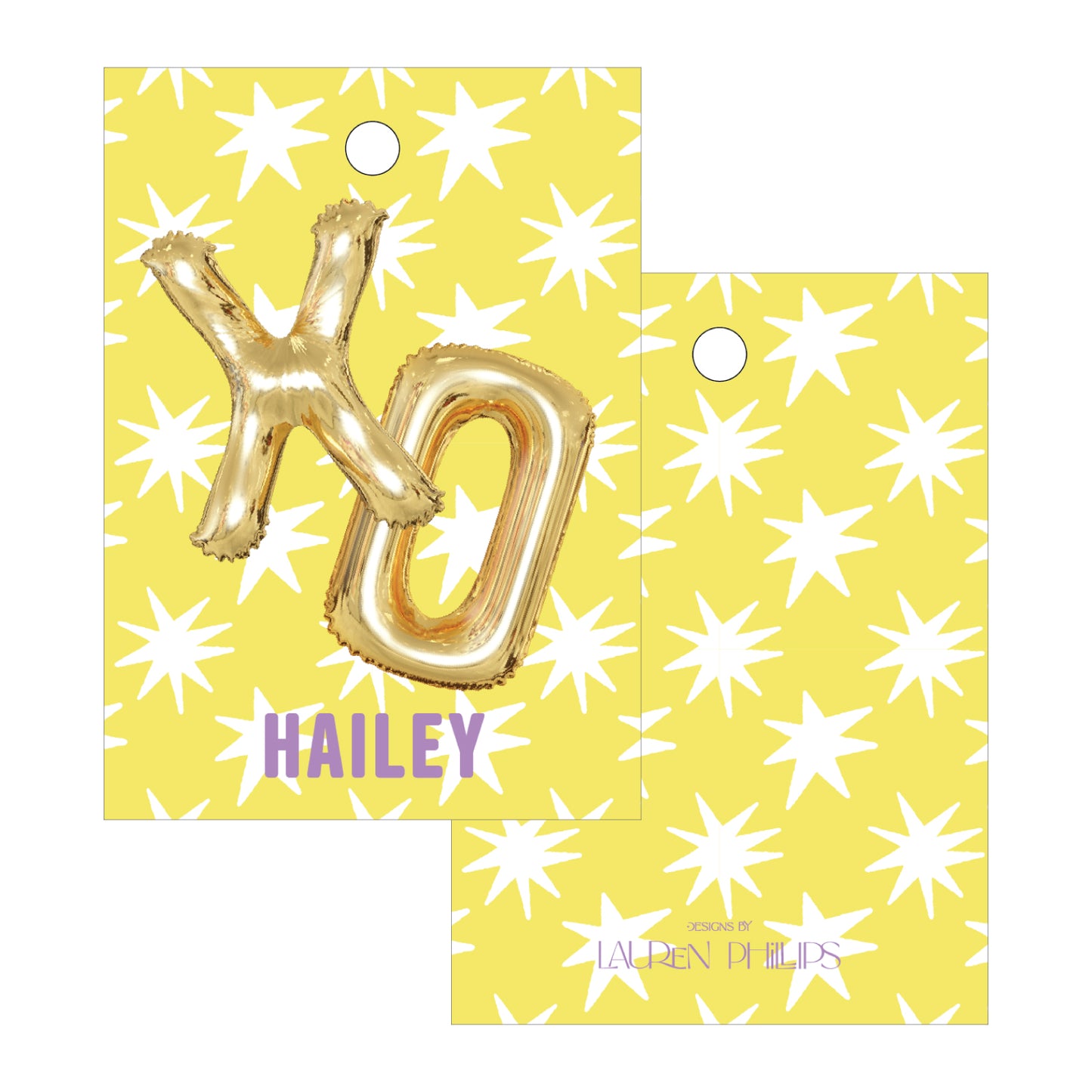 XO Balloon Letters