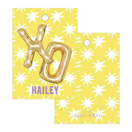 XO Balloon Letters